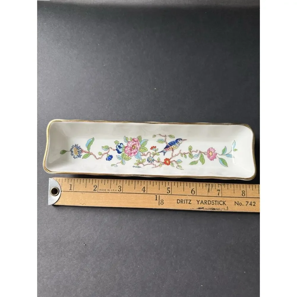 Anysley Pembroke Tray England Bone China Trinket Candy Dish Vintage Cottagecore